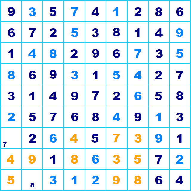 ナンプレ 解き方 BUG