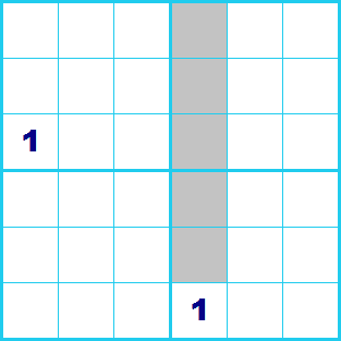 ナンプレ 解き方 Finned X-wing