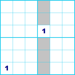ナンプレ 解き方 Finned X-wing