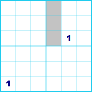 ナンプレ 解き方 Finned X-wing