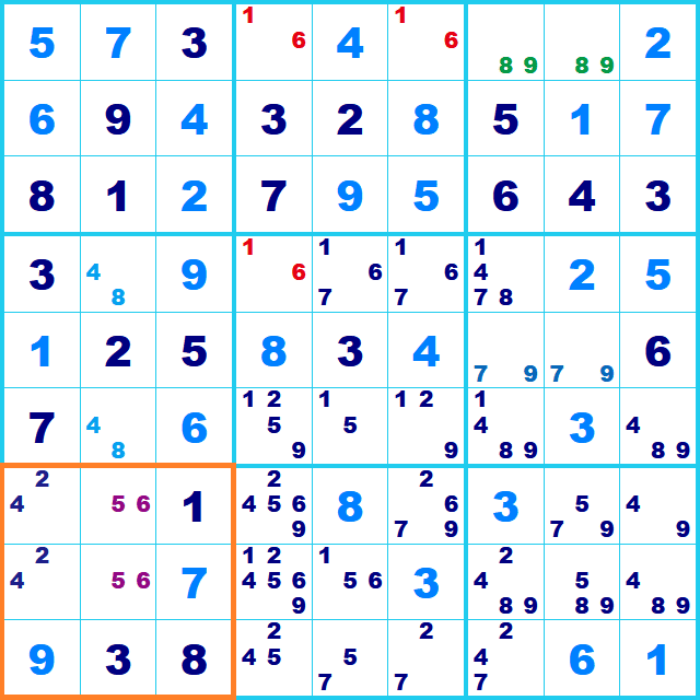 ナンプレ 解き方 二国同盟