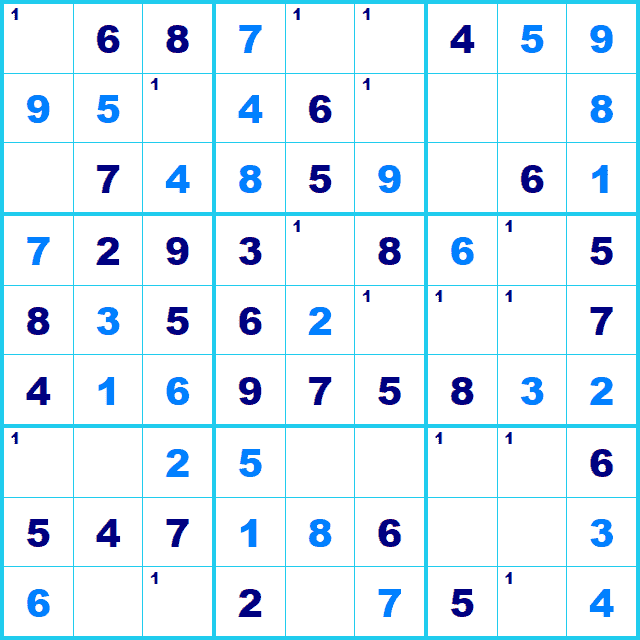 ナンプレ 解き方 シンプルチェーン