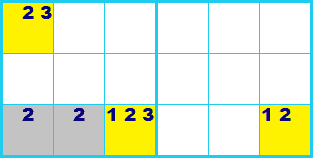ナンプレ 解き方 XYZ-wing